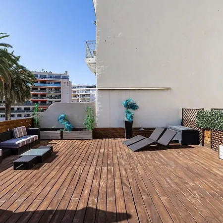 Superb 68m2 Flat With 80m2 Terrace - 2ch-4p Cannes